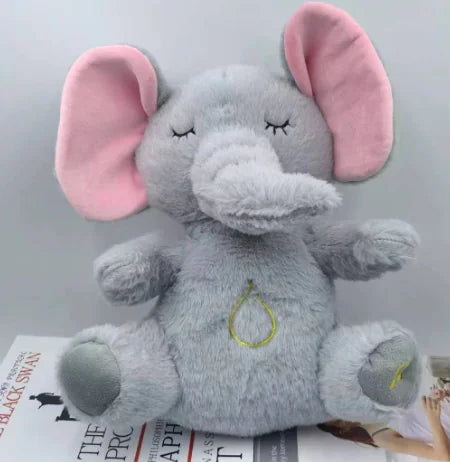 Breathing elephant plush toy